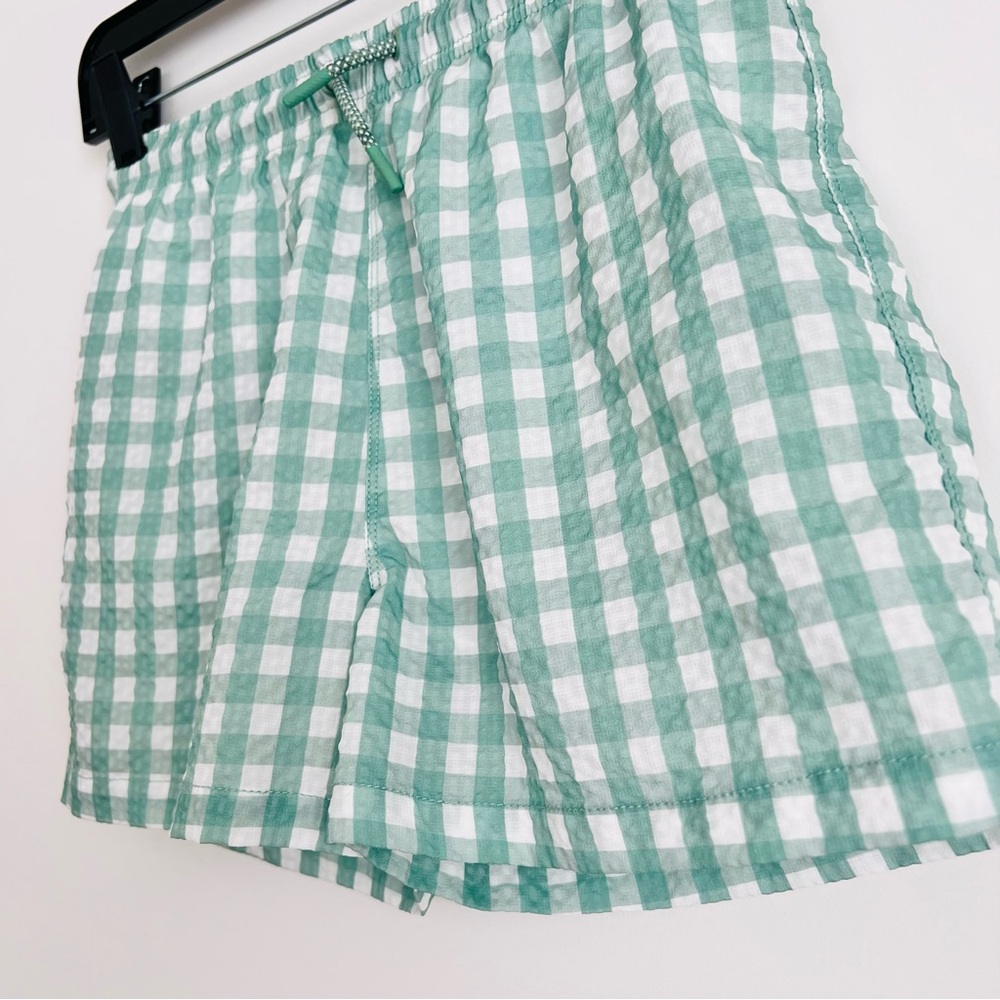 Zara Kids Gingham Swim Trunks - Picture 3 of 8